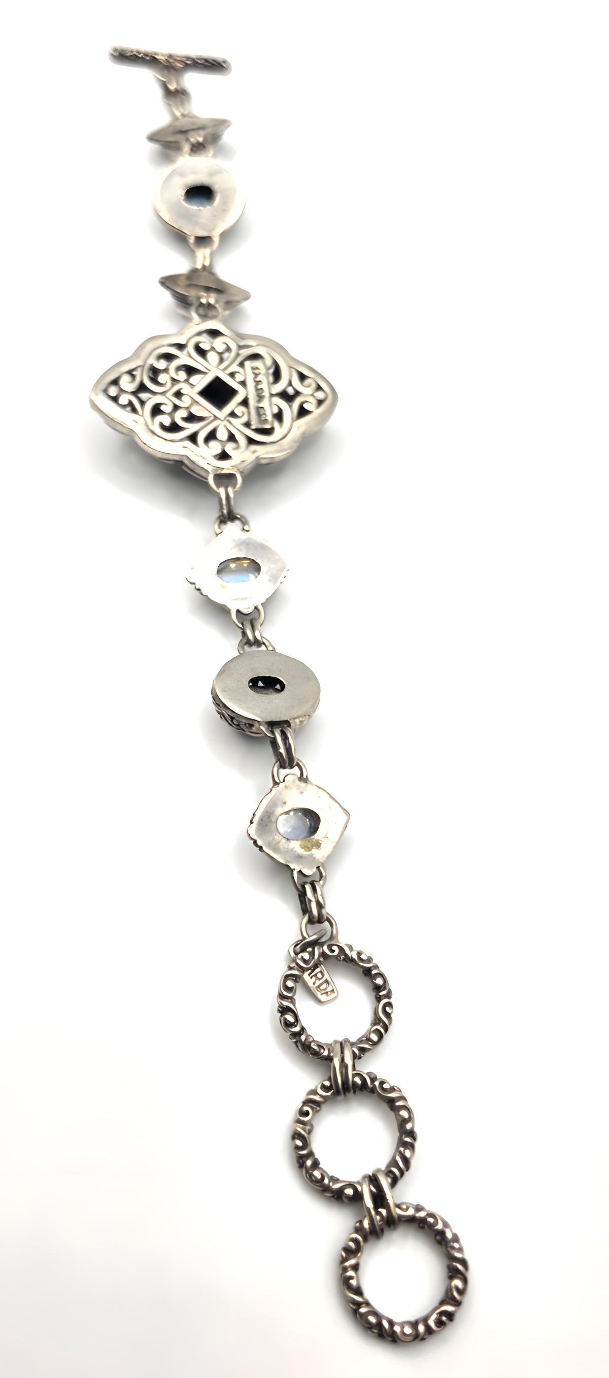 SARDA 925 Sterling Silver Blue Multicolor Gemstone Bracelet