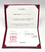 Cartier LOVE Bracelet 18K Rose Gold 4 Diamond Size 17 Bangle Box Papers Screwdri