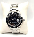 Rolex Submariner 16610 Silver Oyster Bracelet with Black Bezel