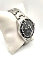 Rolex Submariner 16610 Silver Oyster Bracelet with Black Bezel