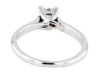 14KT White Gold 0.40ctw Solitaire Enagement Ring Size 6