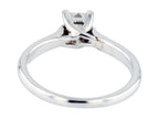 14KT White Gold 0.40ctw Solitaire Enagement Ring Size 6