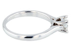 14KT White Gold 0.40ctw Solitaire Enagement Ring Size 6