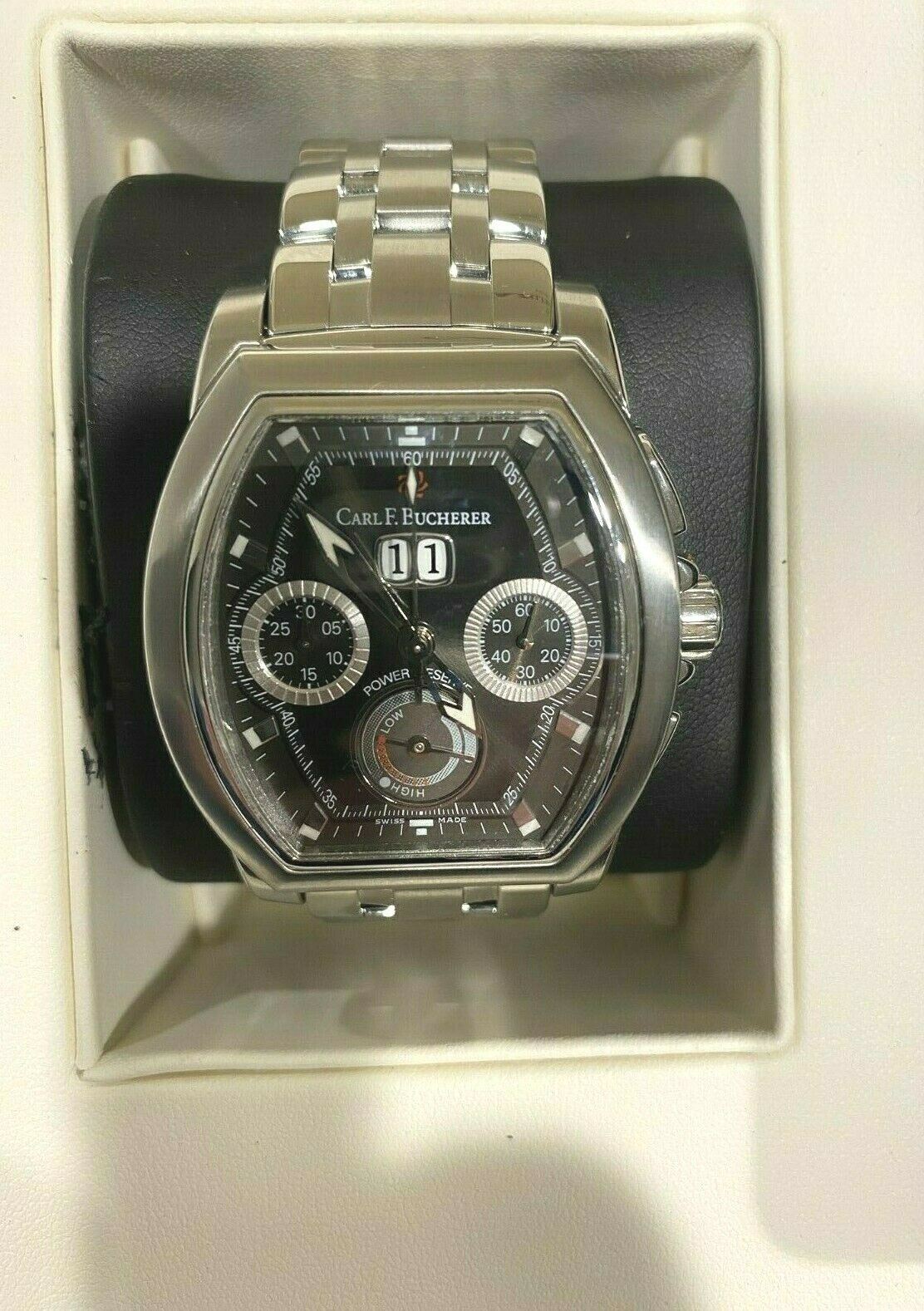 Carl Bucherer Men's Patravi T-Graph Stainless Steel Watch