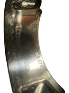 18kt White Gold Wedding Band Ring with Diamond Design