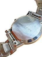 Burberry "The City" BU9006 Stainless Steel Rose Plated 38 mm Unisex Watch 7.5in