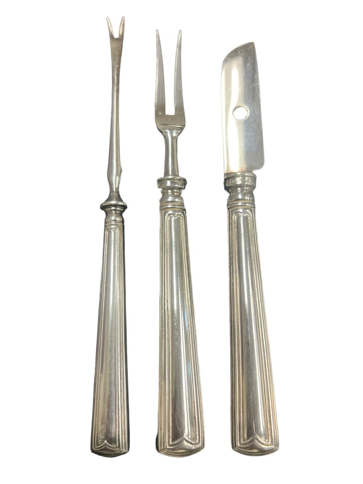 Christophle Silverplate Unique Lobster and Crab Set for Six