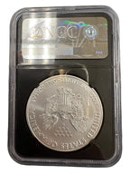 2018 Silver Eagle NGC MS 70 First Day of Issue Joel Iskowitz Hand Signed