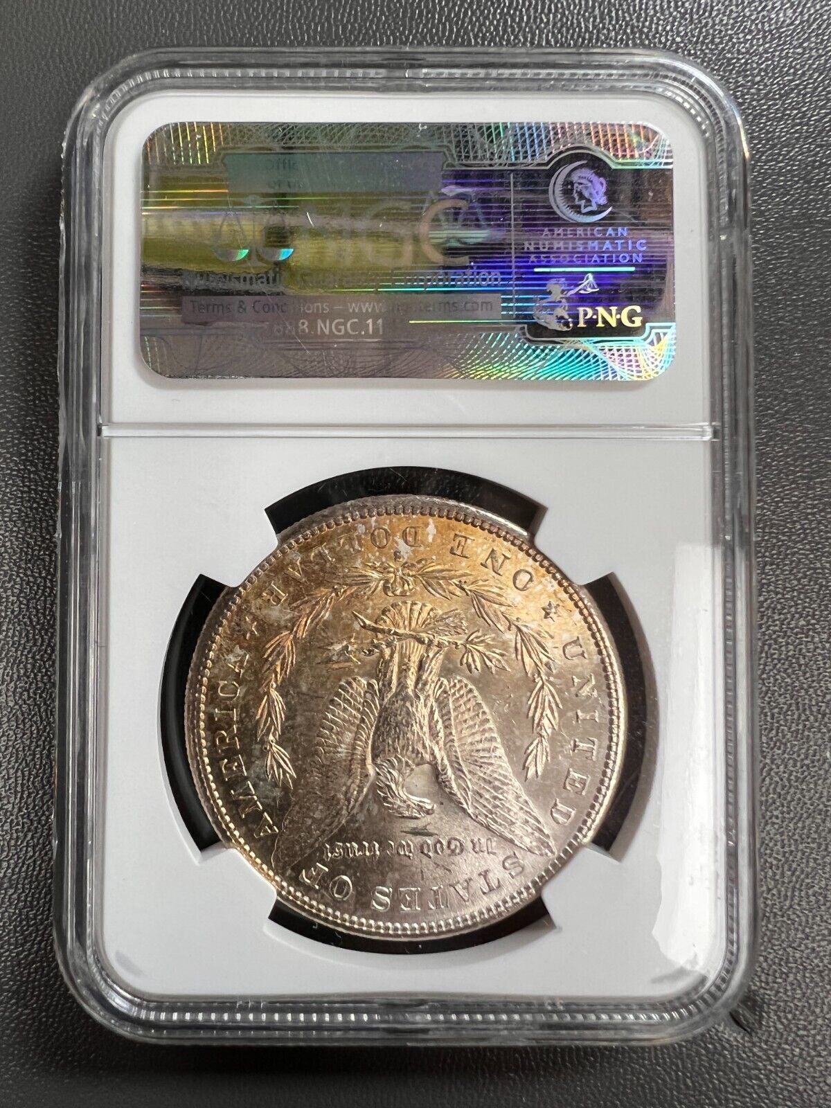 1881-S Morgan Dollar CERTIFIED NGC MS 65 Silver Dollar Toning