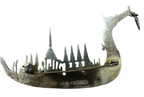 Vintage Chinese Siam Royal Barge “Suphanahongse” Sterling Silver Brooch/Pin.