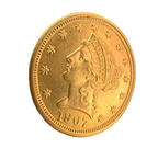 1907 dollar 2.50 Liberty Head Gold Quarter Eagle. Excellent Ungraded