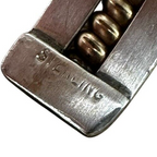 Vintage Tahe Navajo Sterling Silver & 12K Gold Coiled Twisted Cuff Bracelet