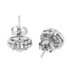 14KT White Gold 2.26ctw Diamond Earrings