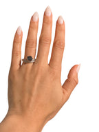 18KT White Gold 2.06ctw Diamond Engagement Ring Size 6